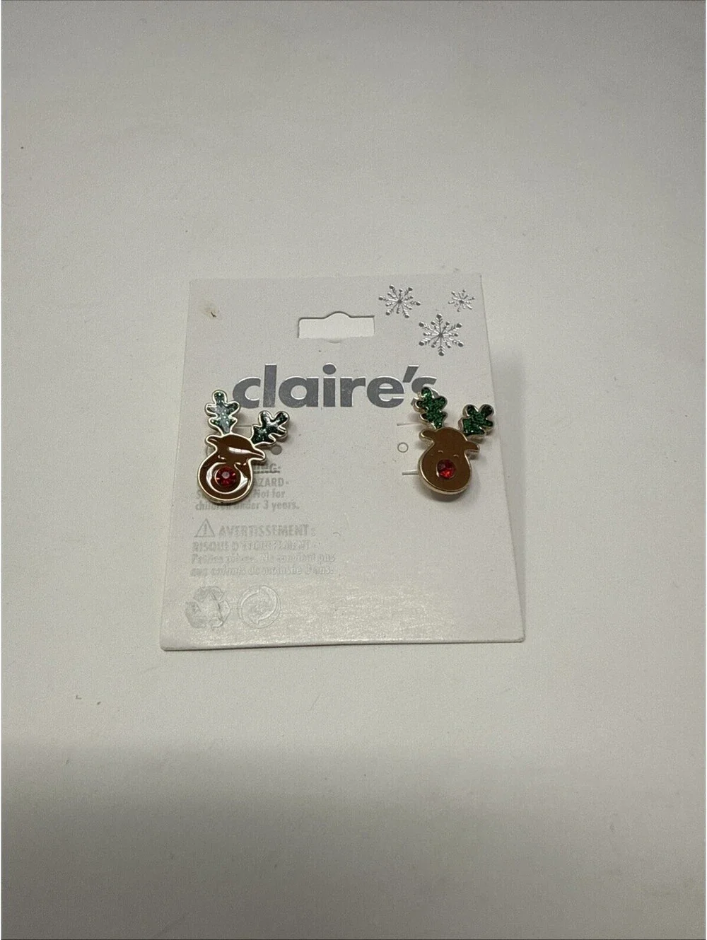 Reindeer Stud Earrings Claire’s